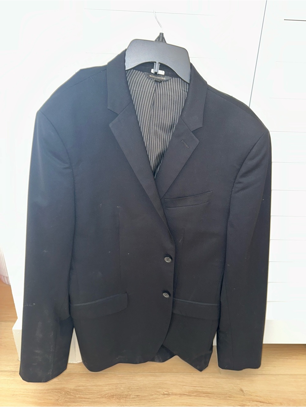 Banana Republic Black Two-Button Men's Blazer